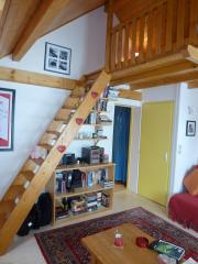 Chalet Les Quatre Vents - Escalier chambre en mezzanine