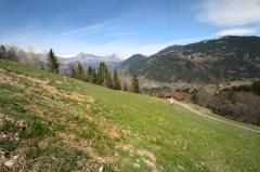 Terrain Les Recourbes, Lot 3 - La vue vers Saint Gervais