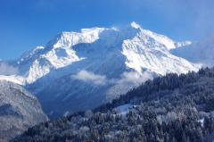 Terrain Les Recourbes, Lot 3 - La vue du Mont-Blanc