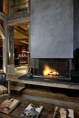 Chalet Sochi - La cheminée
