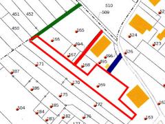 Terrain Mt Evian - (fr)Potential access points, yet to be agreed. Green, red and blue.
