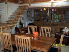 Chalet Le Toit des Mésanges - Salle à manger/séjour, rez de chaussée