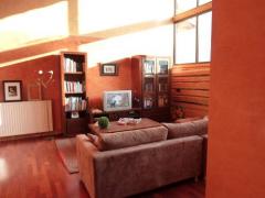 Chalet Le Toit des Mésanges - Le salon en mezzanine