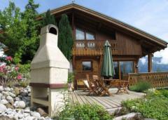 Chalet Vernay - La terrasse et le jardin