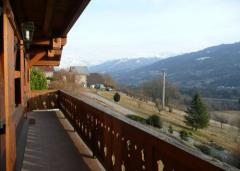 Chalet Verney - (fr)The view from the balcony