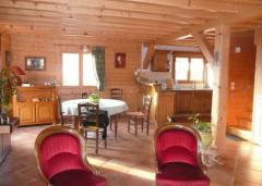 Chalet Verney - (fr)Living room - dining area