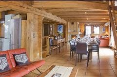 Chalet Les Voiles - Salle à manger et séjour