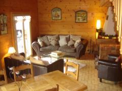Chalet Lac de Vonnes - (fr)The living/dining room