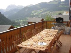 Chalet Lac de Vonnes - (fr)The terrace/balcony